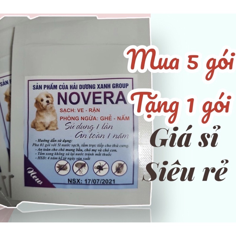 Novera trị ve rận bọ chét