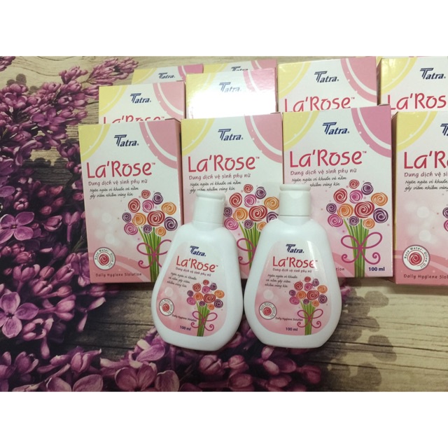 Dung dịch vệ sinh phụ nữ La'Rose 100ml - Giúp làm sạch, khử mùi, ngăn ngừa vi khuẩn và nấm gây viêm nhiễm vùng kín