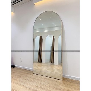 gương toàn thân mái vòm hack dáng (tràn viền)decor shop kèm chân dựa (decor tiệc cưới)