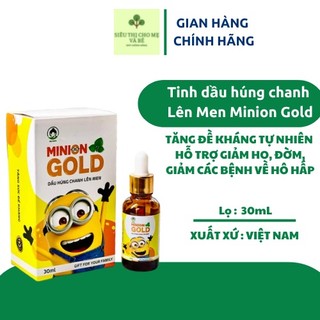 Dầu húng chanh minion gold 30ml chiết lạnh tự nhiên