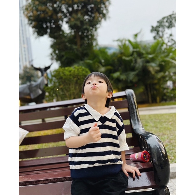 Gile Len Mỏng Kẻ Ngang Cho Bé