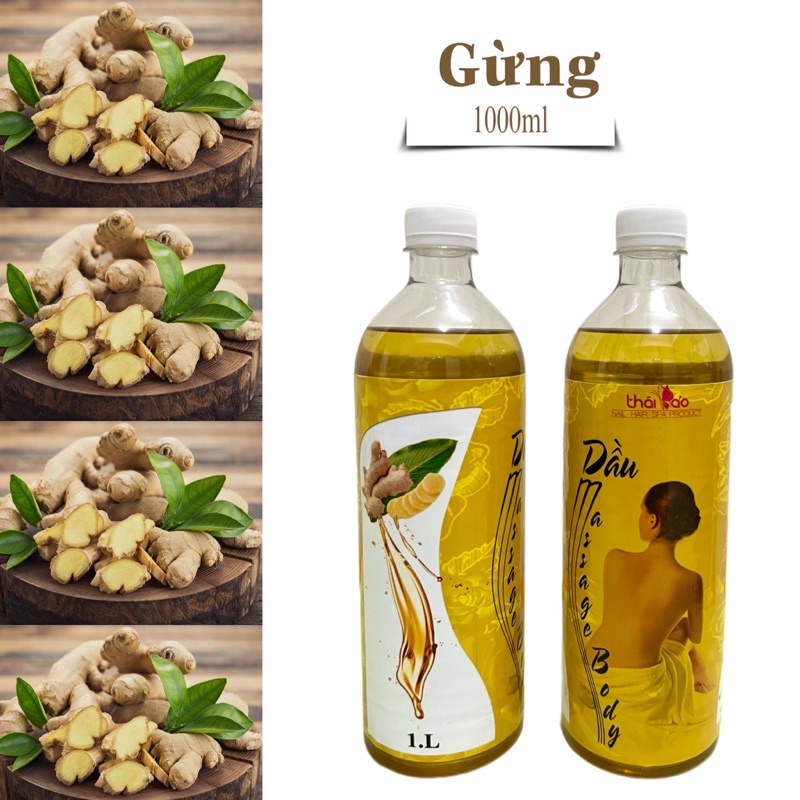 Dầu Massage Body Hương Gừng ( 1000ml )