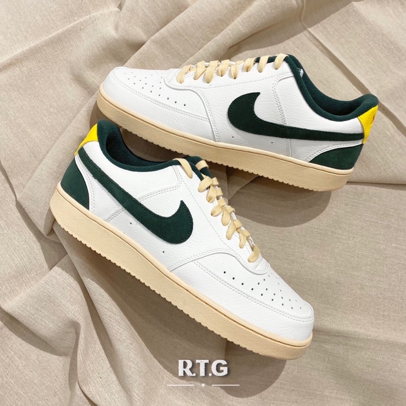 Giày Nike Court Vision Low Sail Pro Green Yellow  | PiuPiu Authentic