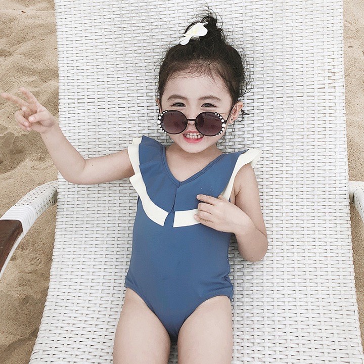 Bikini cho bé gái, Đồ bơi bé gái cánh tiên đan lưng siêu xinh size 11-23kg AT12