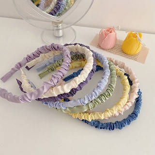 Bờm Tóc Nữ Vải Nhún Lụa Satin