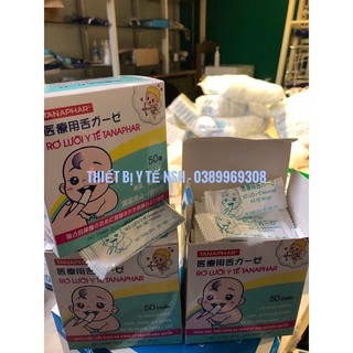 ❤ Gạc rơ lưỡi trẻ em Tanaphar đã tiệt trùng -tiêu chuẩn xuất Nhật gạc rơ lưỡi em bé Tanaphar đã tiệt trùng