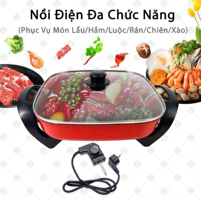 Nồi lẩu điện chống dính 5 lít_ quà sữa Nan