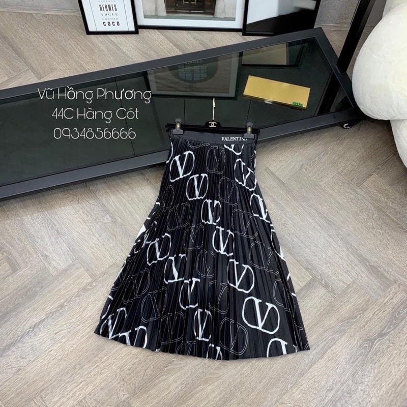 CHÂN VÁY XẾP LY DÁNG DÀI HÀNG QCL1