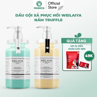 Dầu Gội Weilaiya Chính Hãng - Dầu Gội Xả Phục Hồi Tóc Hư Tổn Đa Tầng Nấm Truffle giúp Chăm Sóc Tóc Khô Xơ Gãy Rụng