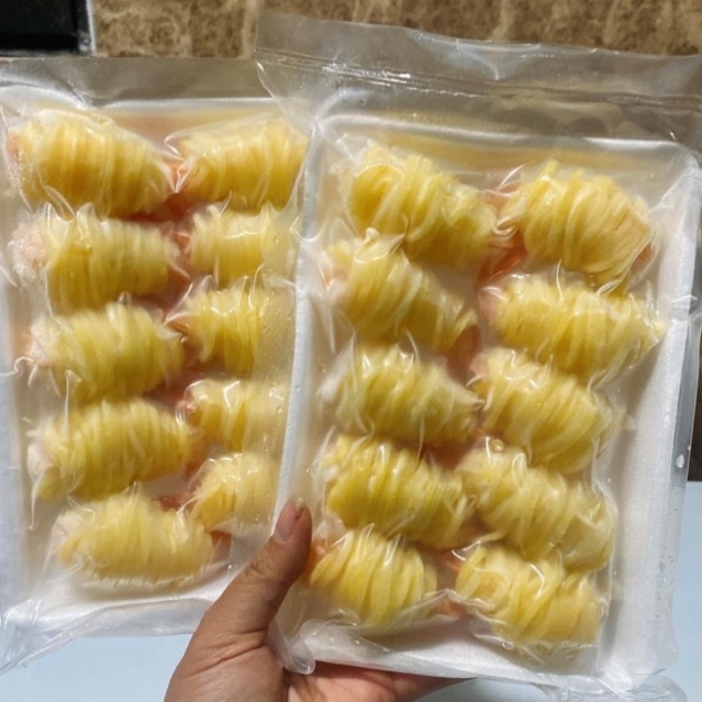 Tôm cuộn khoai tây khay 10c-hàng loại l❤️Tmart-Thực phẩm sạch