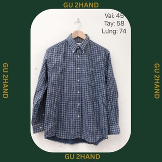 Áo sơ mi flannel 2hand chụp thật