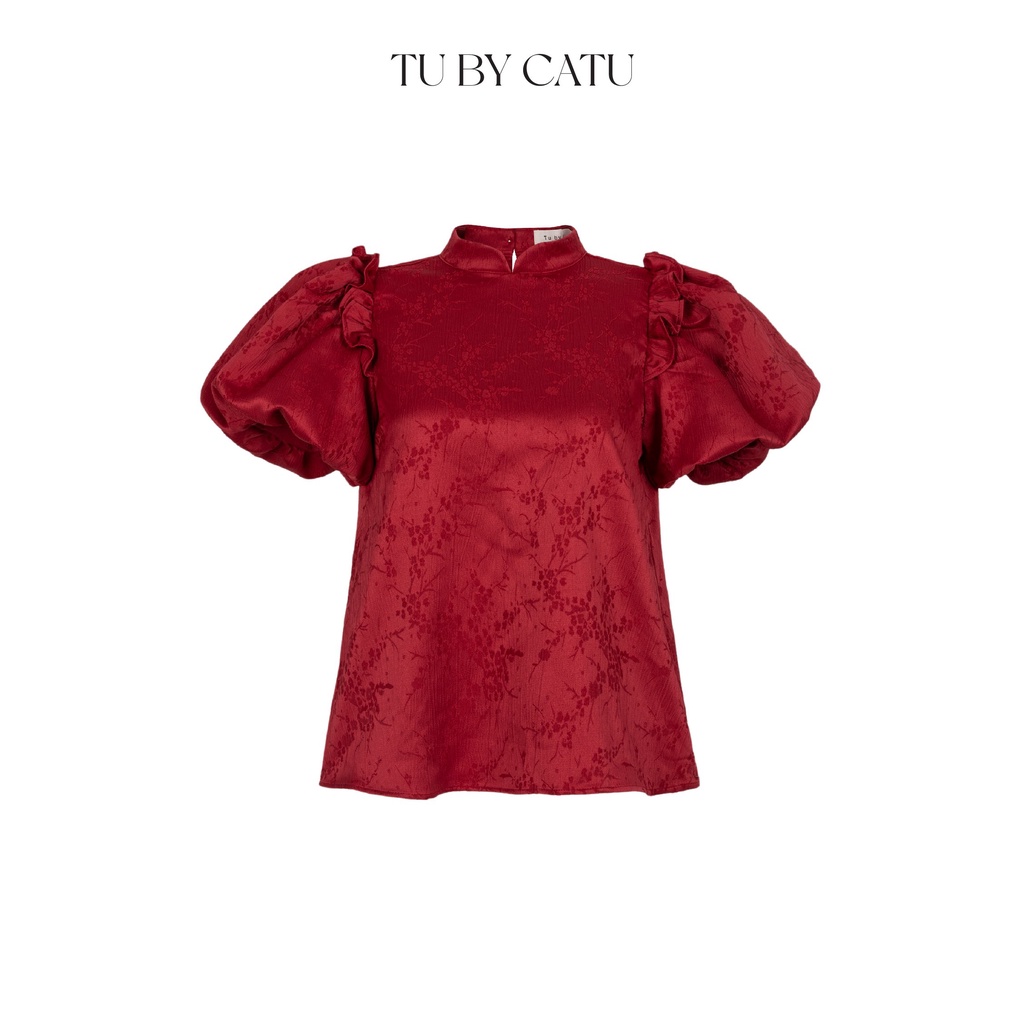 TUBYCATU | Áo kiểu floral carli red/ pink top