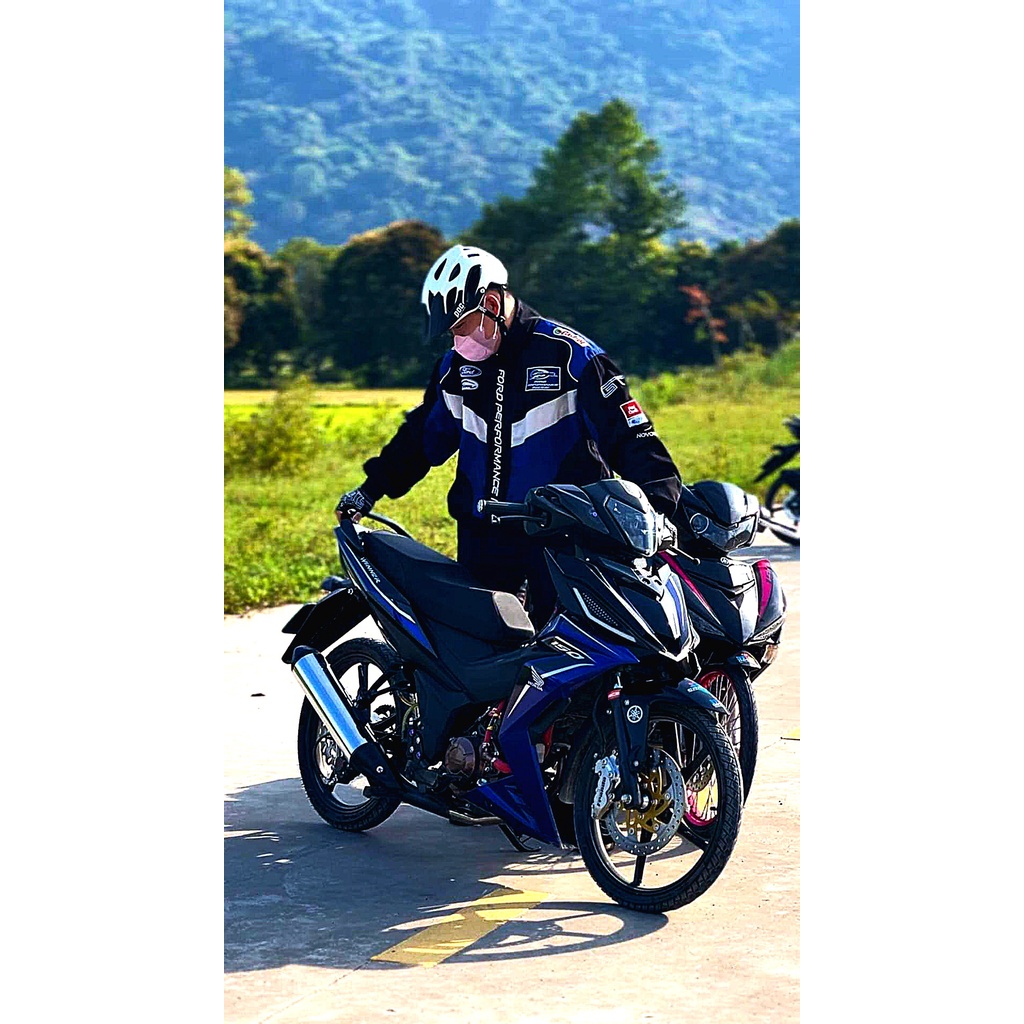 Áo Khoác Ford Racing Trượt Nước Cao Cấp 3 Lớp, Logo Trên Áo Được Thiêu, Dày Dặn, Có Lót Bông