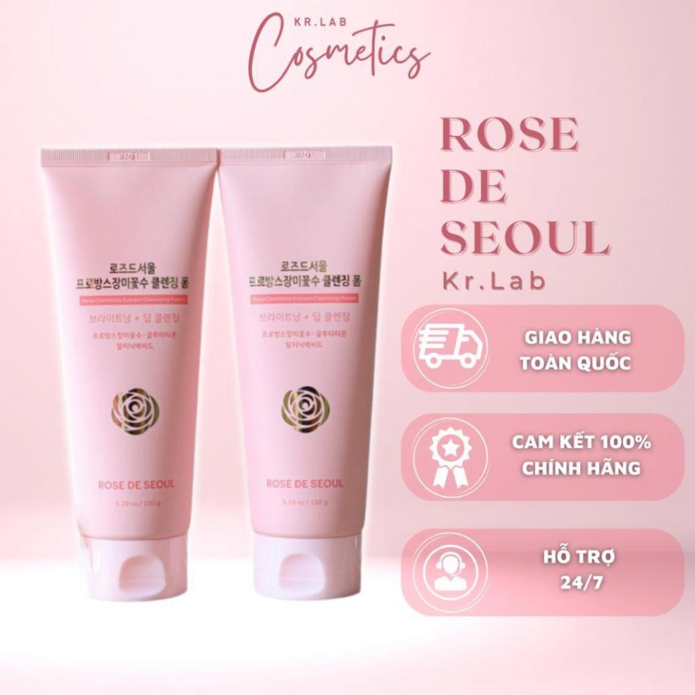 Sữa rửa mặt Rose De Seoul 🔥 CAM KẾT CHÍNH HÃNG 🔥 Sữa rửa mặt làm sạch da, dưỡng trắng sáng hiệu quả