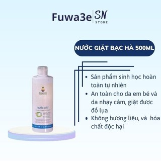 Nước giặt Fuwa3e hữu cơ organic từ Enzyme sinh học an toàn cho bé, nước giặt sinh học không hương liệu