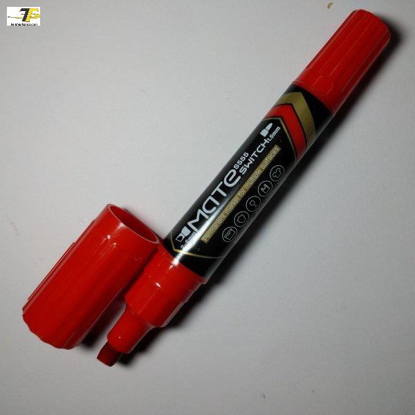 Bút lông dầu /bút dạ kính 2 đầu Mate, Không xóa được - Deli U10420 - U10430 - U10440/ S555