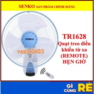 Quạt treo tường có điều khiển SENKO TR1628 thay thế TR828 chính hãng được chọn màu