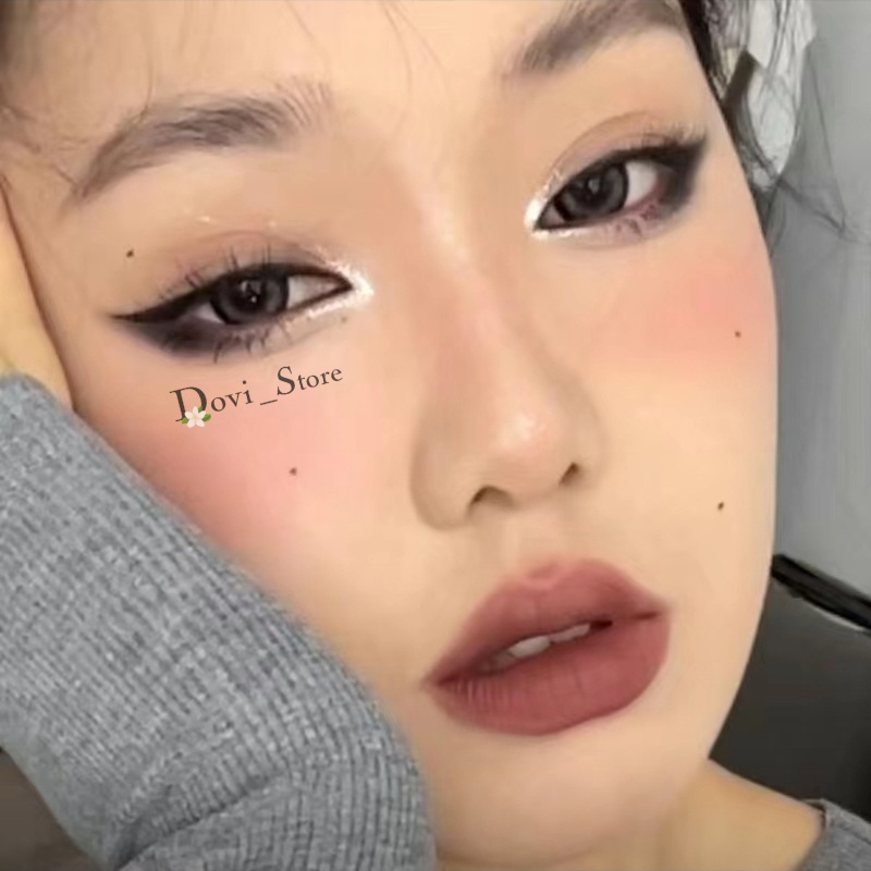 Phấn Mắt Kiêm Chì Kẻ Mắt  M.Y.H.O Nét Mảnh, Chì Highlight kẻ Mắt Trắng Có  Đầu Tròn Trang Điểm Tiện Lợi