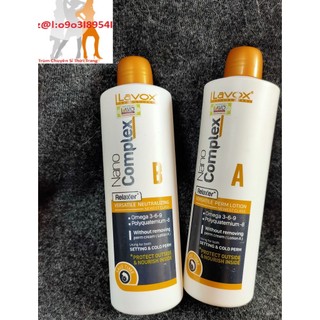 Uốn vạn năng lavox nano complex RELAXER dùng cho uốn nóng uốn lạnh chữ A B in hoa
