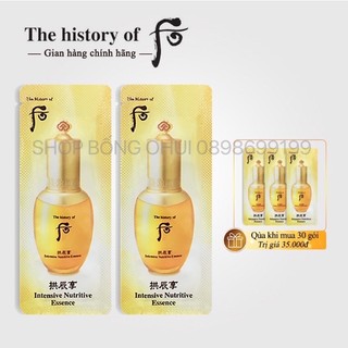 Tinh dầu Whoo vàng Intensive Nutritive Essence