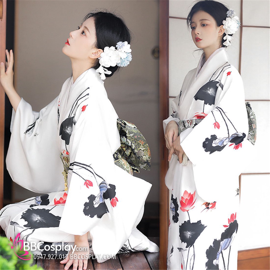 [Hàng Có Sẵn] Bộ Kimono Cách Tân Phong Cách Nhật Bản Cho Nữ - BBCOSPLAY