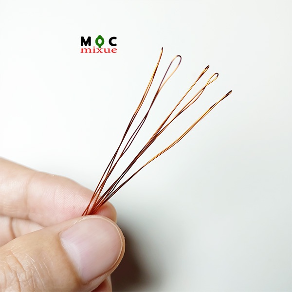 5 chiếc kim gập 0,3 mm xâu vòng đá - Mộc mixue