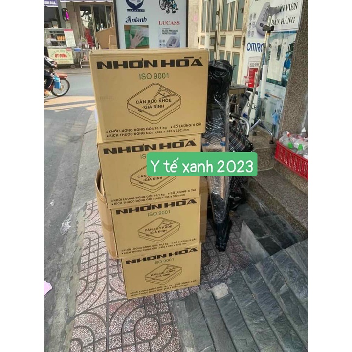 Cân Sức Khỏe Cơ Học Nhơn Hòa 120kg - màu ngẫu nhiên