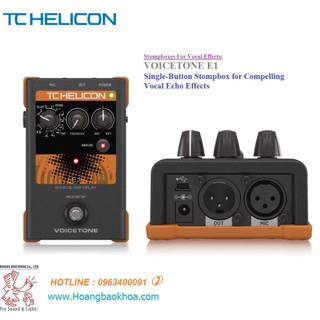 Voicetone e1 voice processors tc helicon - bàn đạp hiệu ứng vocal