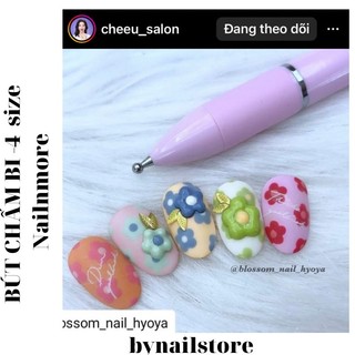 [Nailnmore] Bút chấm bi tạo kiểu móng tay Multi dotting pen 4 way (1pcs)