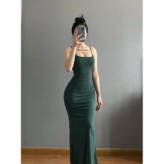 Đầm body 2 dây đuôi cá cao cấp nhiều màu