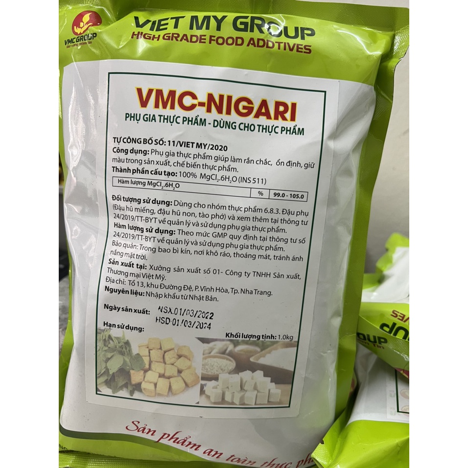 Muối NIGARI làm đậu hũ miếng thay thế nước chua