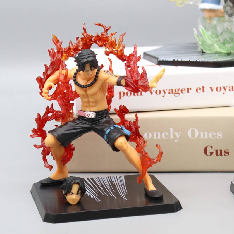 Mô hình One Piece - Mô hình ACE hỏa quyền cao 10cm full BOX