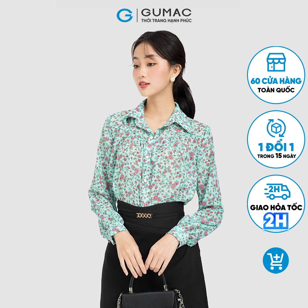 Áo Kiểu Xếp Ly Đô Thời Trang Gumac LA0827