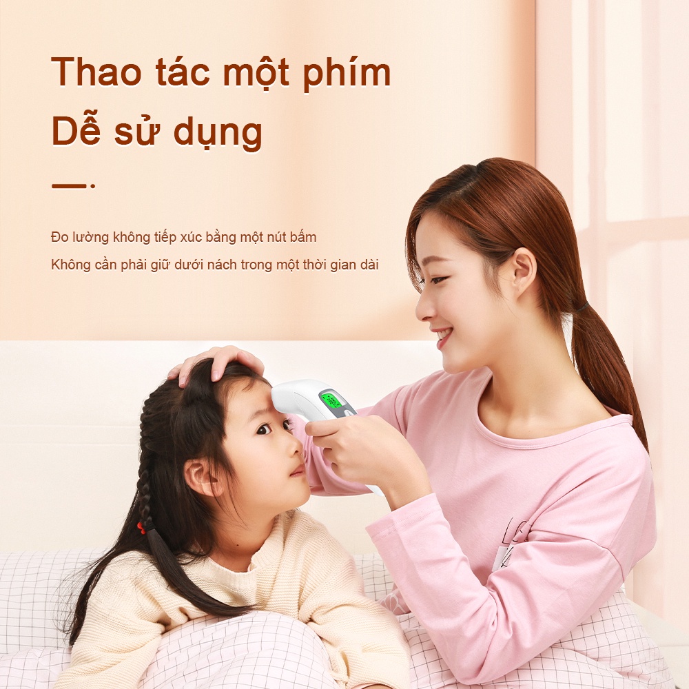 Cofoe Nhiệt kế hồng ngoại thông dụng đo chính xác qua trán/tai tránh tiếp xúc chất lượng cao