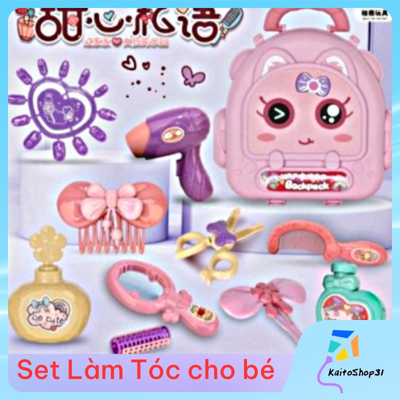 Đồ chơi bộ làm tóc salon Đồ chơi nhập vai cho bé gái
