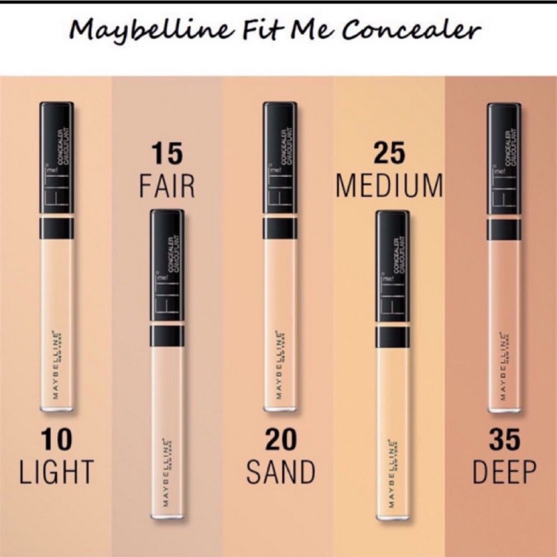 Kem Che Khuyết Điểm Mịn Lì Maybelline Fit Me Concealer With Chamomile Extract 6.8ml