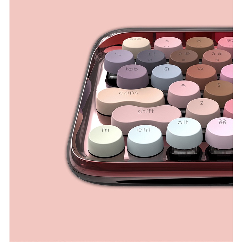 Bàn phím cơ không dây LOFREE Bloom Rose Gold Series  - Broshop