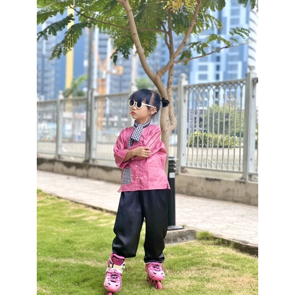 Bộ Bà Ba Bé Gái Màu Ruốc 2023