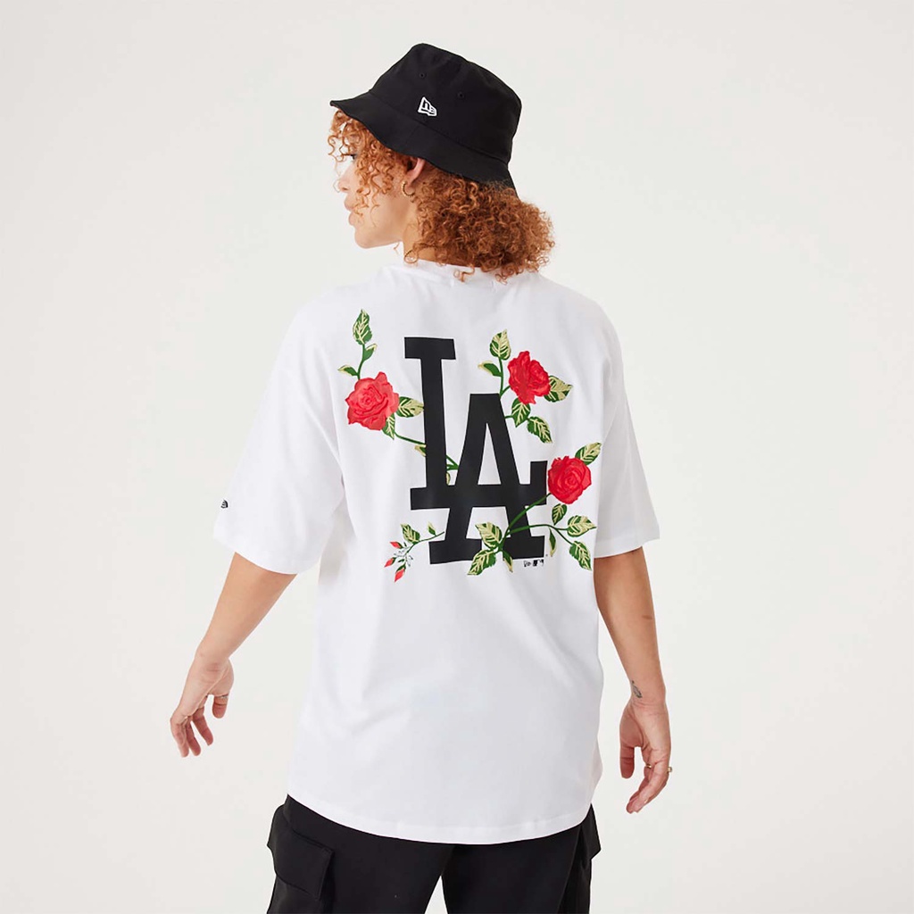 Áo NEWERA x MLB Floral Graphic LA Dodgers White