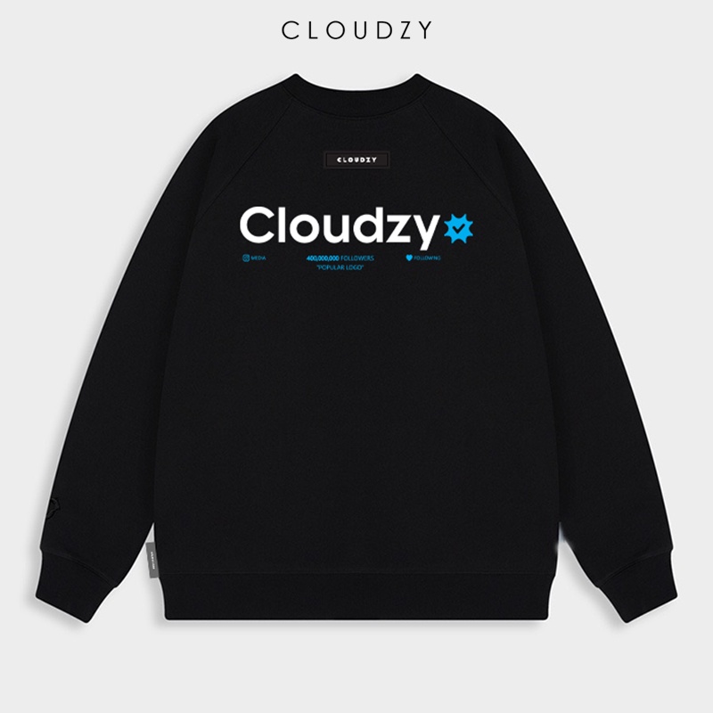 Áo sweater nam nữ unisex form rộng len nỉ ngoại local brand đẹp cặp đôi ulzzang oversize dày mịn CLOUDZY ST POPULAR LOGO