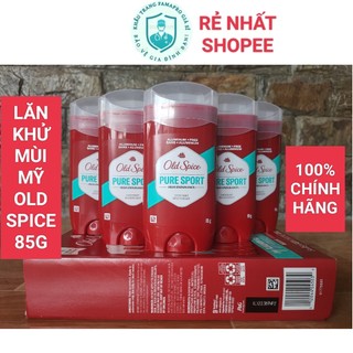 Lăn khử mùi Old spice 85/68 gram, Lăn khử mùi Mỹ Old spice Pure Sport