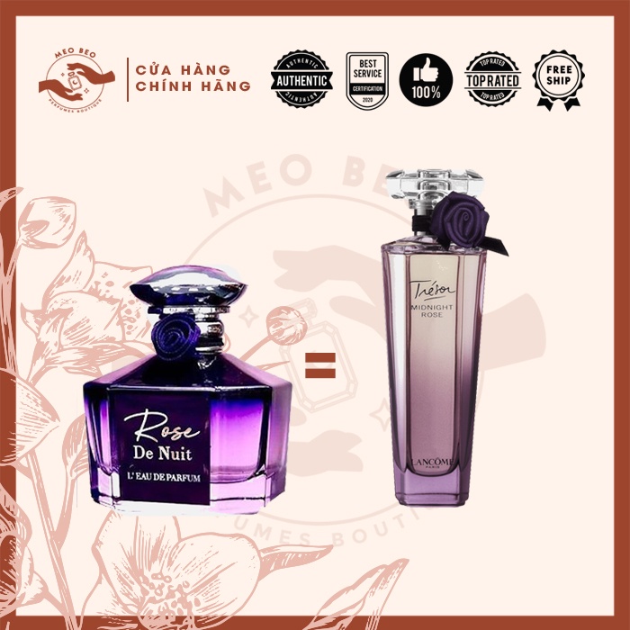 🐈𝒎𝒆𝒐𝒃𝒆𝒐𝒕𝒉𝒐𝒎𝒕𝒉𝒐🐈 nước hoa nữ ngọt ngào Rose De Nuit bản dupe 𝐋𝐚𝐧.𝐜𝐨𝐦𝐞 𝐌𝐢𝐝𝐧𝐢𝐠𝐡𝐭 𝐑𝐨𝐬𝐞