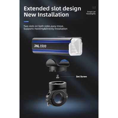 Đèn rockbros 1500 lumen, cảm biến ánh sáng , RHL-1500 lumen , chính hãng rockbros