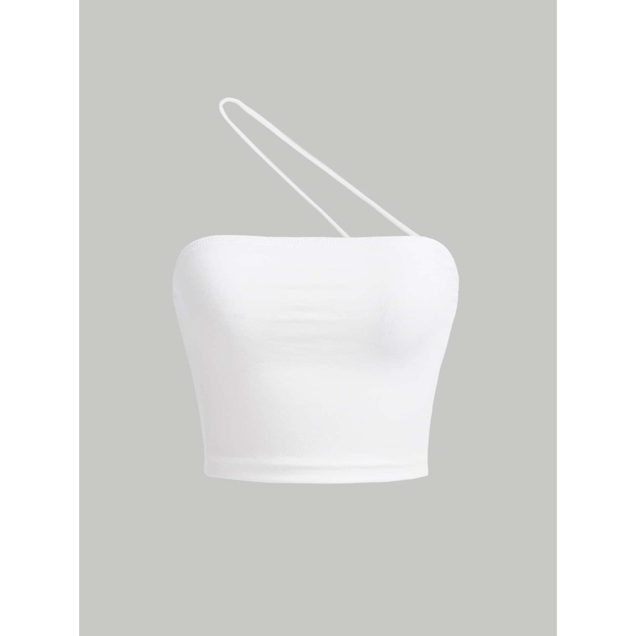 Áo croptop nữ sát nách JUNE.SG dây mảnh kiểu dây chéo vai D007