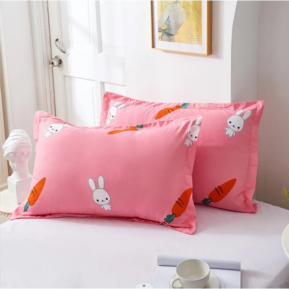 Vỏ gối nằm cotton poly 48x74cm