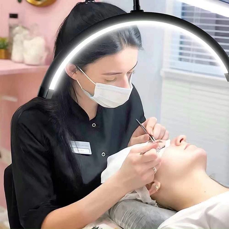 Đèn Bán Nguyệt Cao Cấp Dùng Trong Spa, Phun Xăm, Livestream … 3 Màu Ánh Sáng