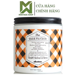 Mặt nạ tóc phục hồi nhanh Davines The Quick Fix Circle 750ML chính hãng