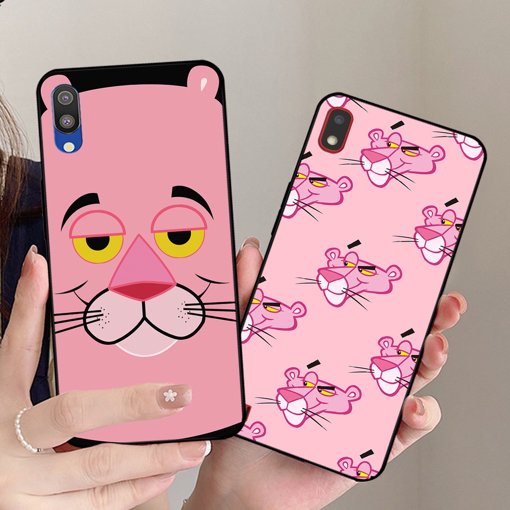 Ốp lưng Samsung A01 / A02 / A10 / M10 in hình gấu dâu losto, pink panther đáng yêu,hot trend.