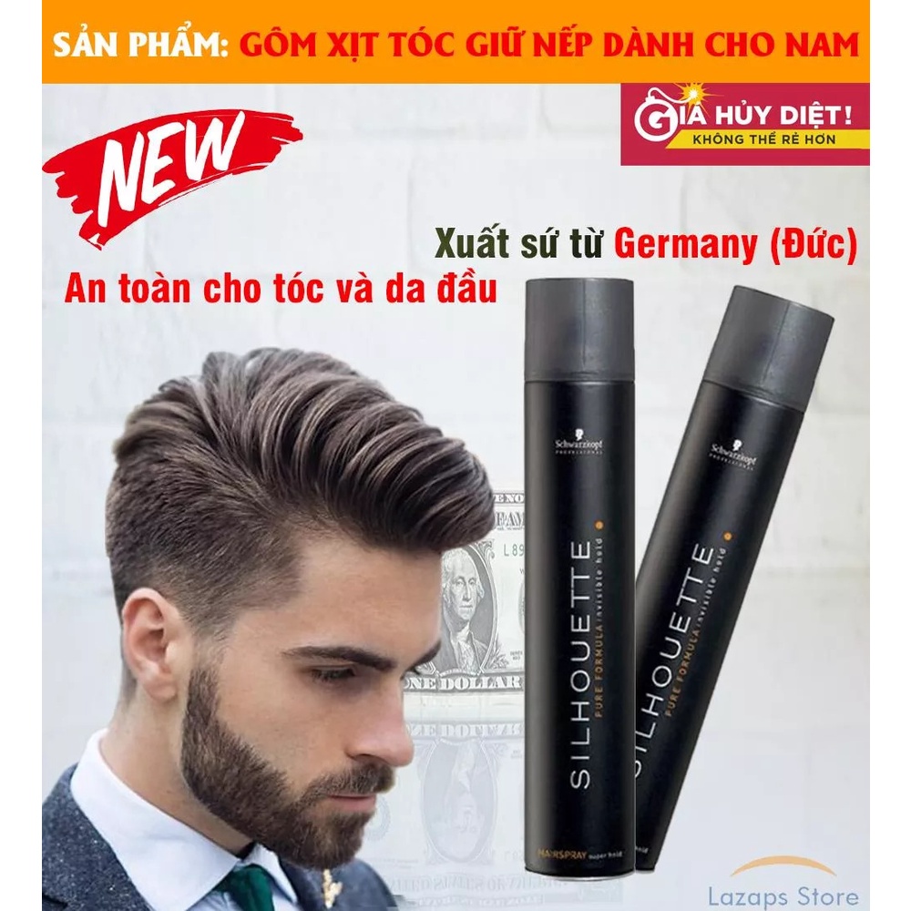 Gôm Cao Cấp, Giữ form cho tóc dễ dànGôm Xịt Tóc, Keo Xịt Tóc, Keo Xịt Tóc Nam Cag và cực lâu - Giữ nếp nguyên vẹn ngay ,