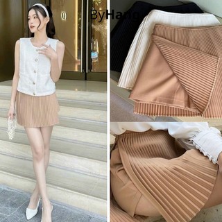 Chân Váy Dập Li Có Lót Quần ảnh thật 2 màu hàng thiết kế